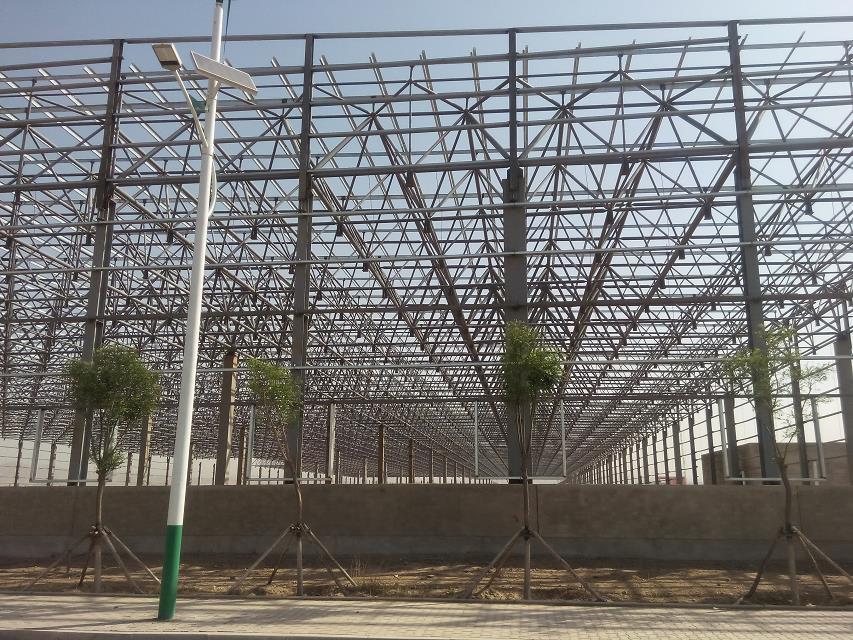 张掖汽车工业厂房网架