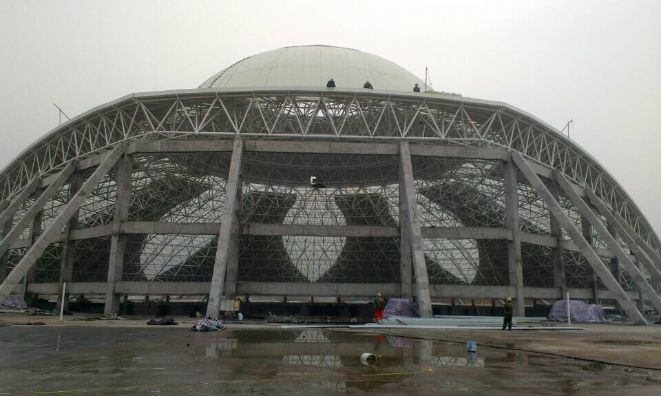 张掖温泉馆网架工程